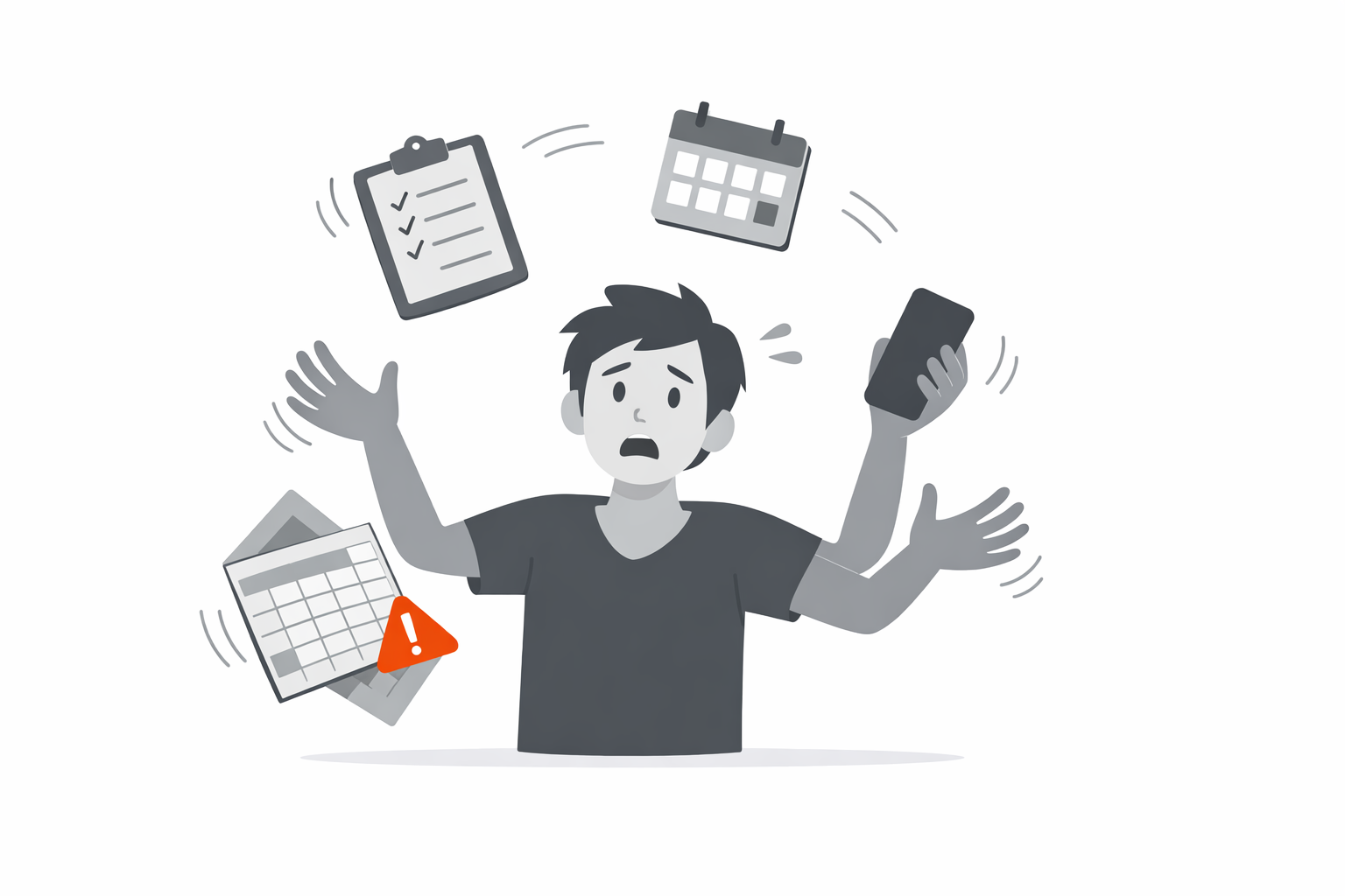 Operations Manager Juggling Tasks